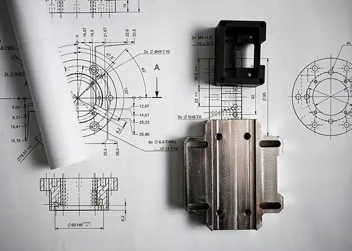 disegno tecnico di minuteria meccanica a Imola